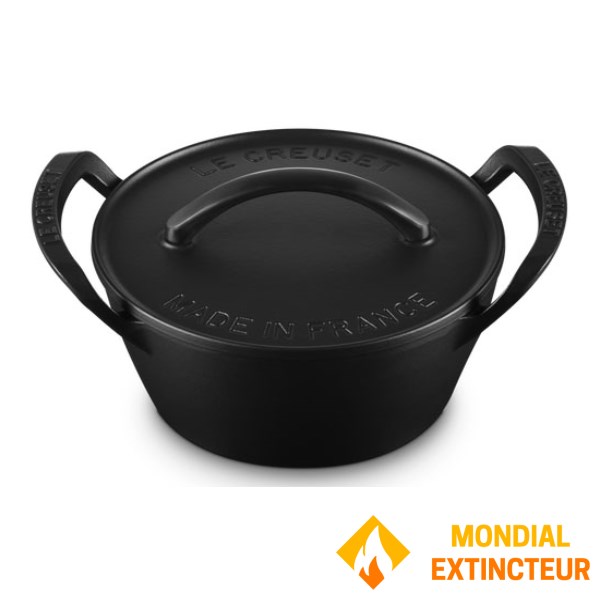 Le Creuset - Cocotte ronde 25cm Barbecue - Noir 