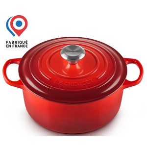 Le Creuset - Cocotte Ronde en fonte émaillée 24 cm / 4.2L - cerise