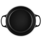 Le Creuset - Cocotte ronde fonte émaillée 24 cm - noir