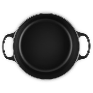 Le Creuset - Cocotte ronde fonte émaillée 24 cm - noir