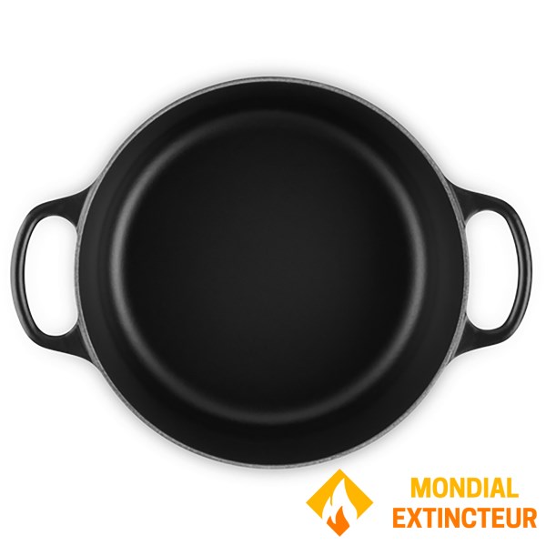 Le Creuset - Cocotte ronde fonte émaillée 24 cm - noir