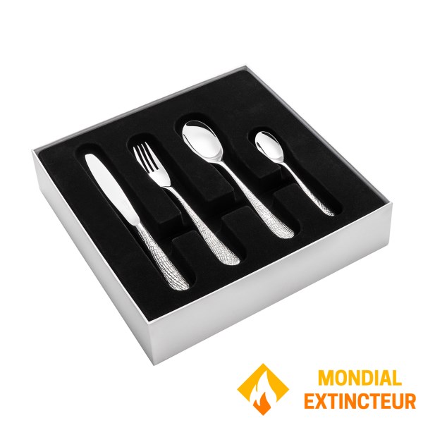 Degrenne - Coffret 24 couverts Aquatic Supernature miroir