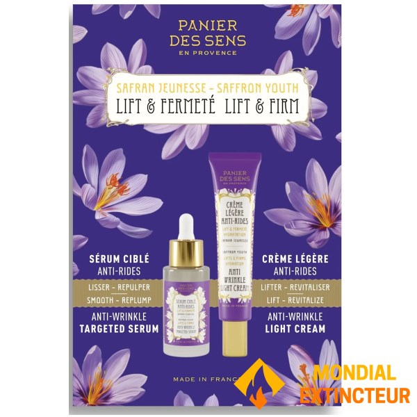 Panier des sens - Coffret beauté Soin visage - Safran Jeunesse
