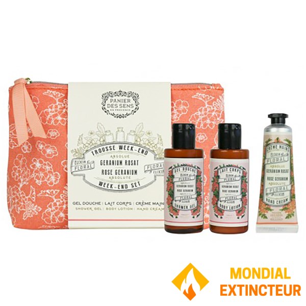 Panier des sens - Coffret beauté Trousse - Absolues Géranium rosat
