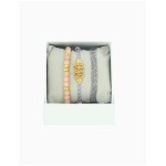 Les interchangeables - Coffret bracelets Strass Box Anneaux or