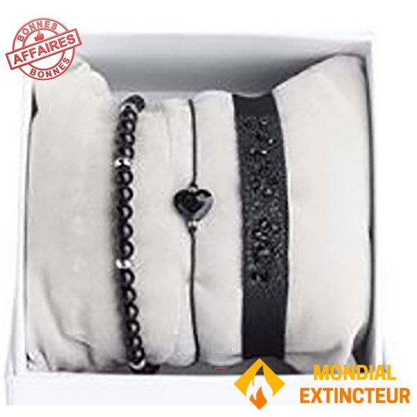 Les interchangeables - Coffret bracelets Strass Box Medley Cœur