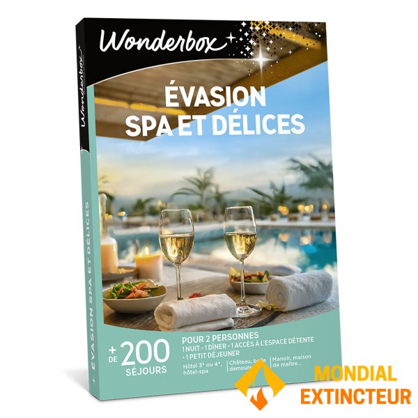 Wonderbox - Coffret cadeau Evasion spa et délices