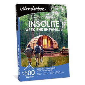 Wonderbox - Coffret cadeau Insolite - Week-end en famille