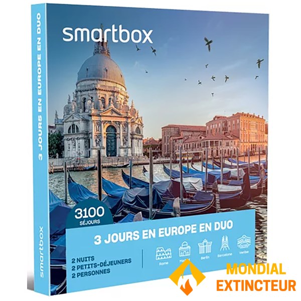 Smartbox - Coffret cadeau 3 Jours en Europe en Duo