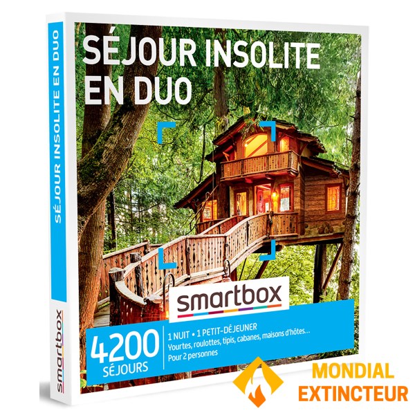 Smartbox - Coffret cadeau Insolite - Séjour en duo