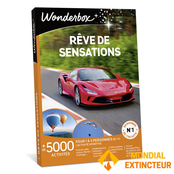 Wonderbox - Coffret cadeau Rêve de sensations