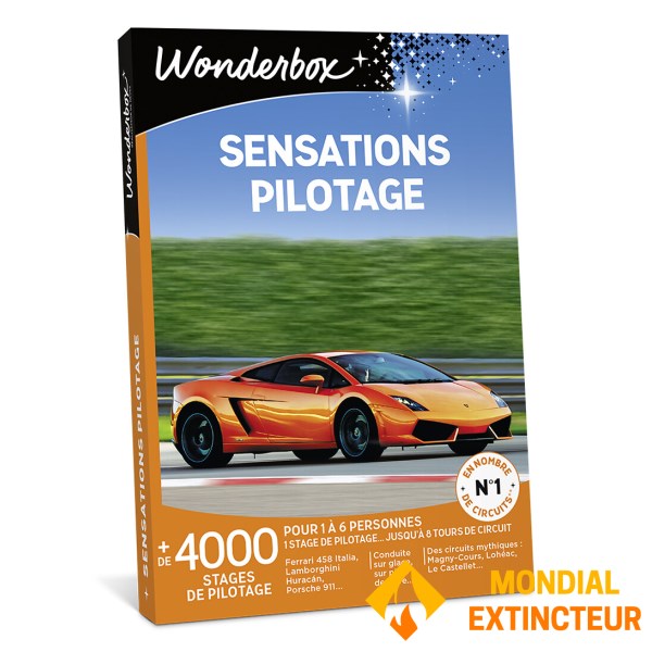 Wonderbox - Coffret cadeau Sensations pilotage