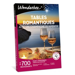 Wonderbox - Coffret cadeau Tables romantiques