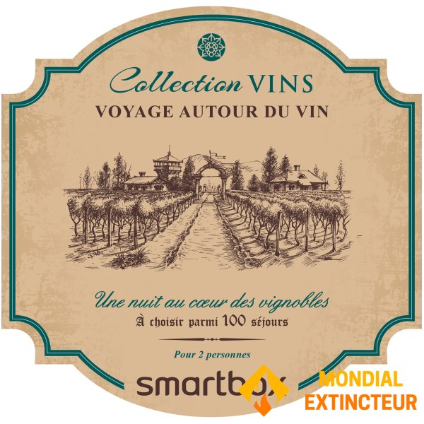 Smartbox - Coffret cadeau Voyage autour du vin