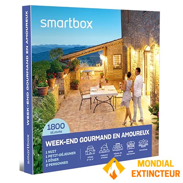 Smartbox - Coffret cadeau Week-end gourmand en amoureux