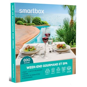 Smartbox - Coffret cadeau Week-end gourmand et spa