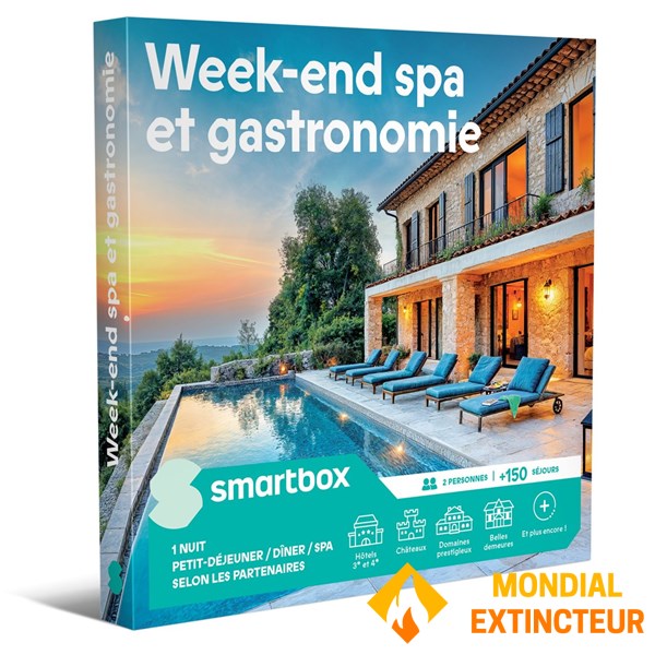 Smartbox - Coffret cadeau Week-end spa et gastronomie