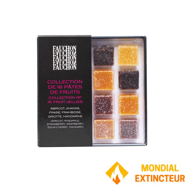 Fauchon - Coffret Collection de 16 pâtes de fruits 210g