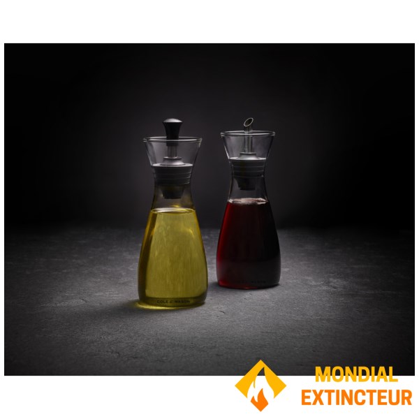 Cole et Mason - Coffret condiment huilier et vinaigrier