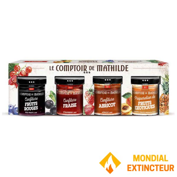 Comptoir de Mathilde - Coffret confitures Les Mathildettes x 4