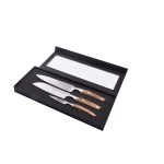 Goyon Chazeau - Coffret couteau X3 Le Thiers office, Santoku, Chef 