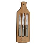 Little Balance - Coffret 3 couteaux Office + planche