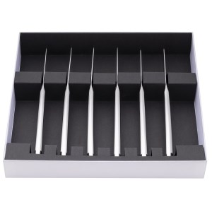 Degrenne - Coffret 6 couteaux LE PHIL acier inoxydable gris