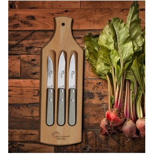 Little Balance - Coffret 3 couteaux Avec planche à découper