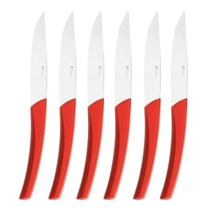 Degrenne - Coffret couteaux  Quartz Rouge X6