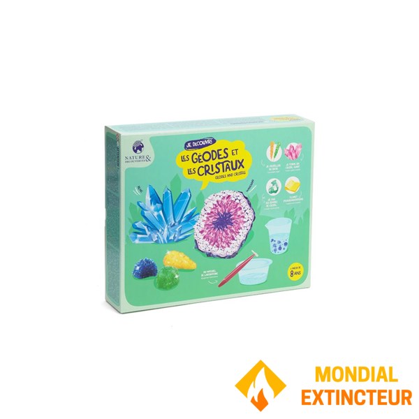 Nature et decouvertes - Coffret expériences Cristaux et géodes