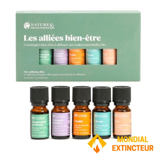 Nature et decouvertes - Coffret huiles essentielles Synergies x 5