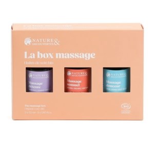 Nature et decouvertes - Coffret huiles massage Box Bio
