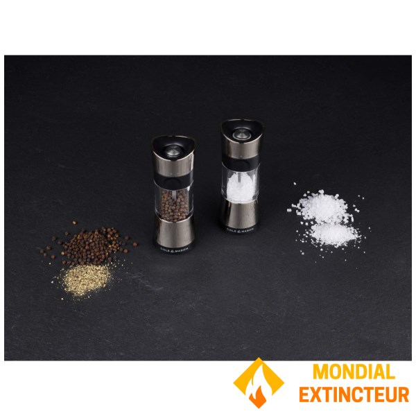 Cole et Mason - Coffret Moulins sel et poivre Horsham 154 mm chromé