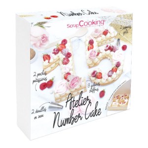 Autres Marques - Coffret pâtisserie Number cake - SCRAPCOOKING