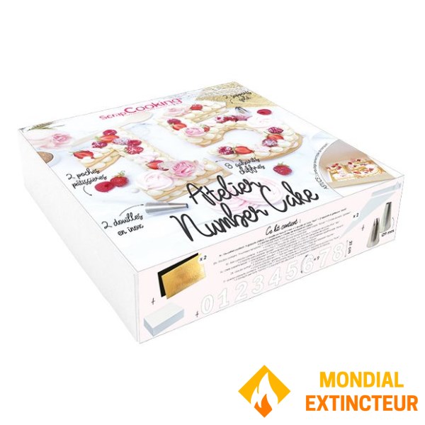 Autres Marques - Coffret pâtisserie Number cake - SCRAPCOOKING