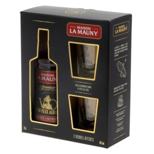 RFD - Coffret rhum Maison La Mauny VO + 2 verres