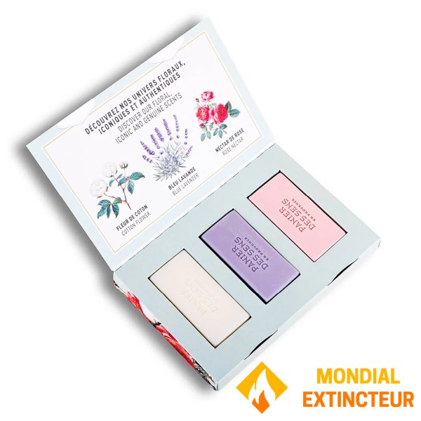 Panier des sens - Coffret savons Les Authentiques - 3 x 100g