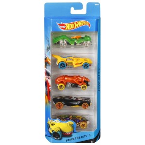 Mattel - Coffret voitures HOT WHEELS 1:64ème X5