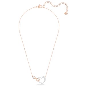 Swarovski - Collier Infinity Infini et cœur, Blanc