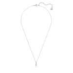 Swarovski - Collier Stilla Attract Blanc, Métal rhodié
