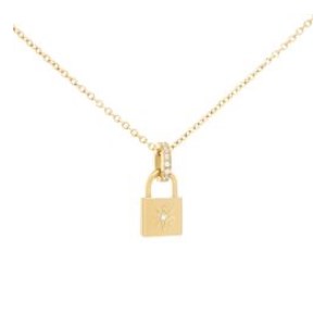 Cacharel - Collier Violette doré