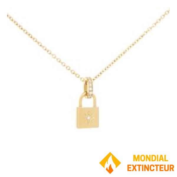 Cacharel - Collier Violette doré