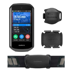 Garmin - Compteur GPS vélo Edge 1050 Bundle Performance