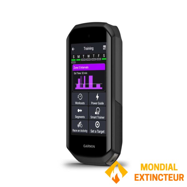 Garmin - Compteur GPS vélo Edge 1050 Bundle Performance