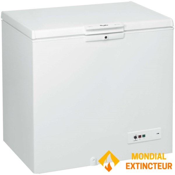Whirlpool - Congélateur coffre 255 L - Blanc