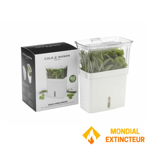 Cole et Mason - Conservateur herbes fraiches transparent