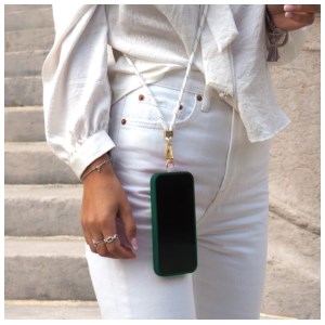 Casyx - Cordon smartphone Attache universelle Blanche