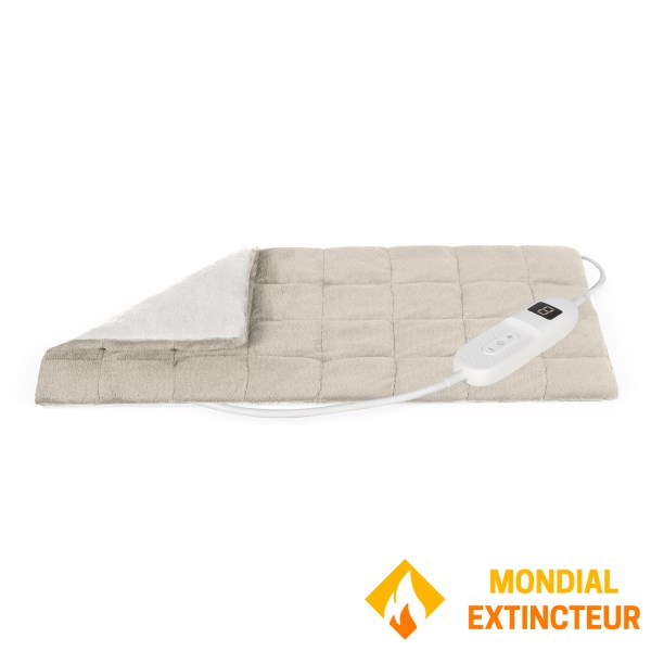 Livoo - Coussin chauffant Lestée gris