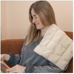 Livoo - Coussin chauffant Lestée gris