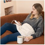 Livoo - Coussin chauffant Lestée gris